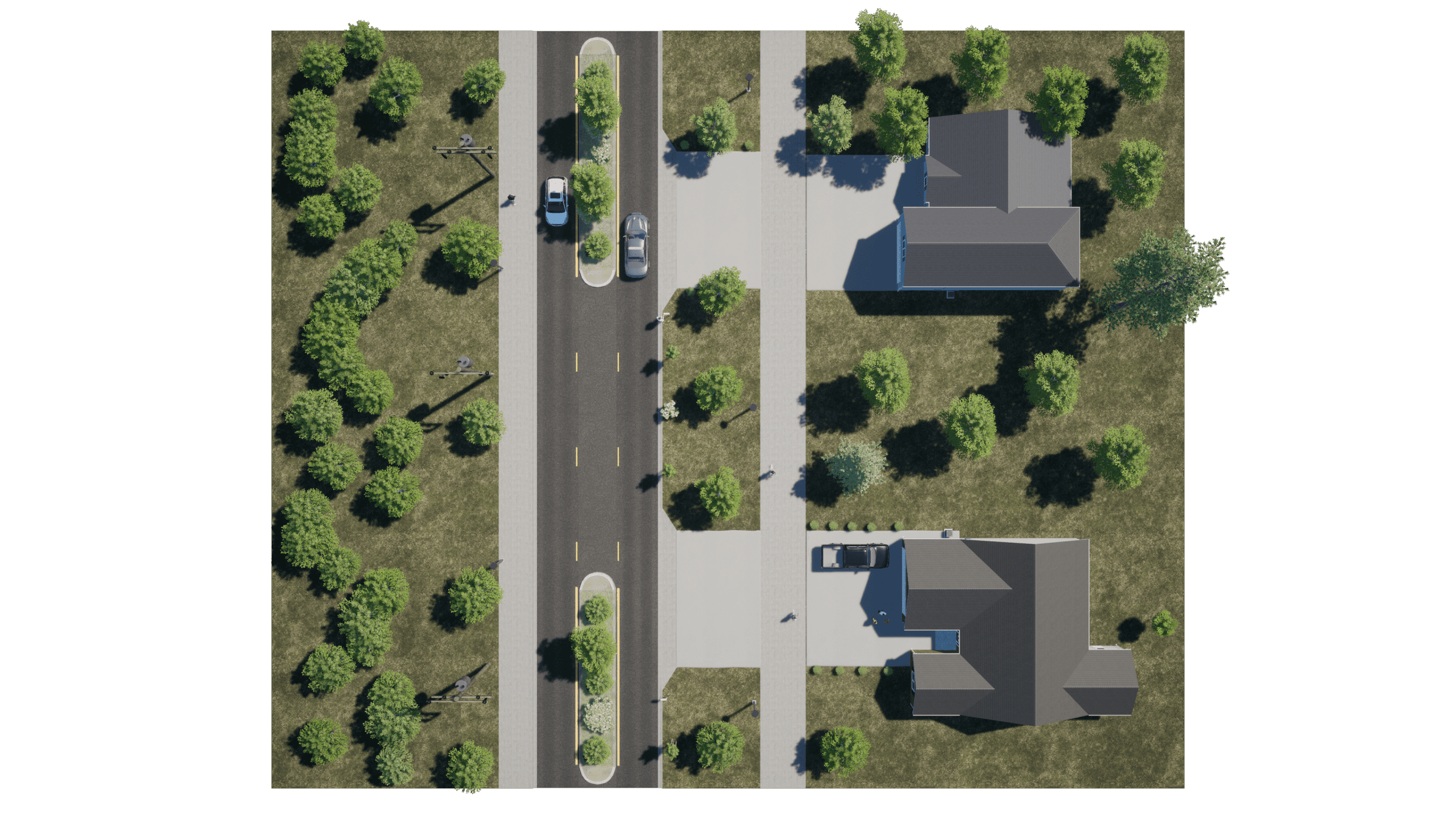 Kirk Road Top View
